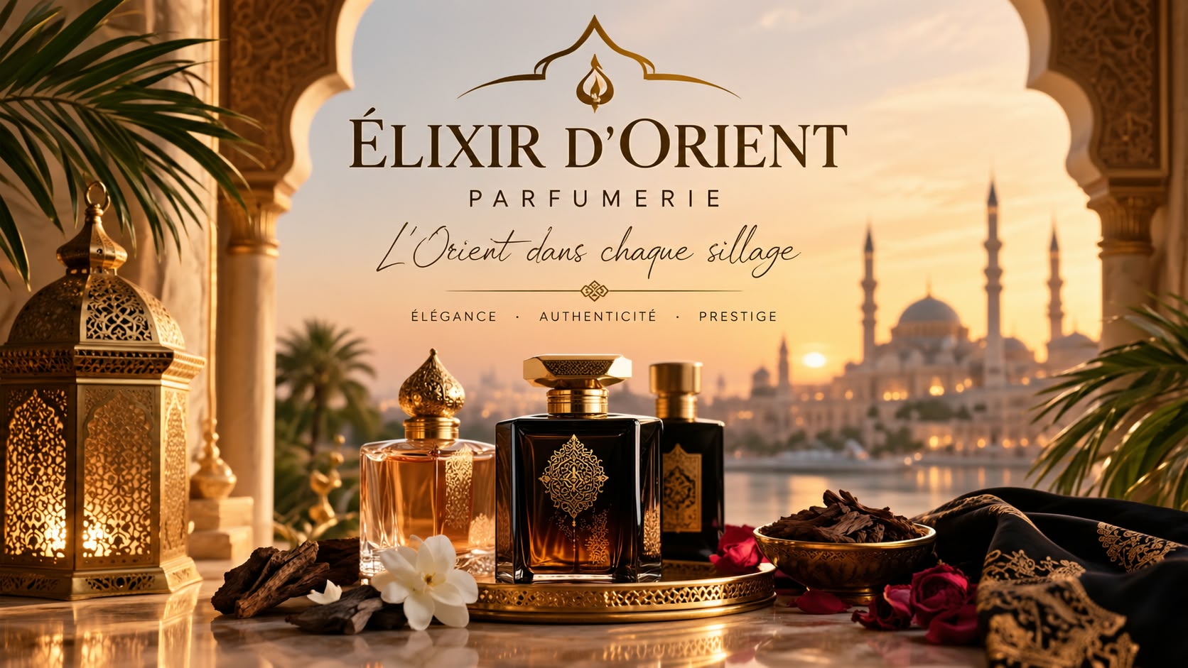 Flacons de parfum Elixir d'Orient